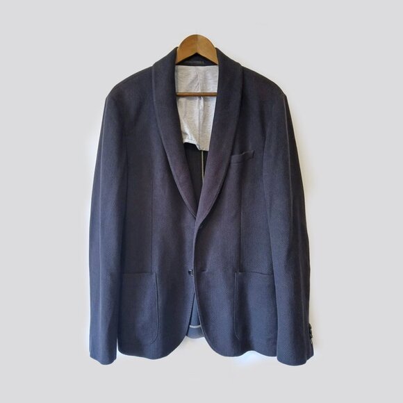 ZZEGNA - Casual shawl collar cotton jacket - Sz 50 - Picture 1 of 12